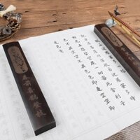 Bộ đôi gỗ đè giấy, kê giấy viết thư pháp BiGA