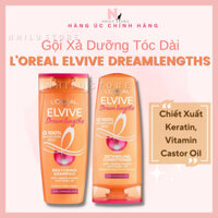 Bộ Đôi Gội Xả Nuôi Dưỡng Tóc Dài L’Oreal Paris Elvive Dream Lengths Restoring Shampoo