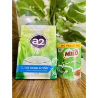 Bộ đôi hoàn hảo Sữa A2 nguyên kem va Milo Úc