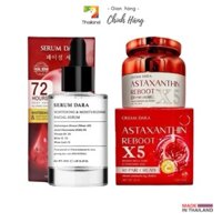 Bộ đôi kem dưỡng Cream Dara Astaxanthin Reboot X5 và Serum Dara dưỡng trắng trẻ hoá da