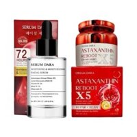 Bộ đôi kem dưỡng Cream Dara Astaxanthin Reboot X5 và Serum Dara dưỡng trắng trẻ hoá da