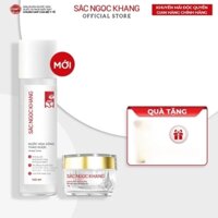 Bộ đôi kem dưỡng da ban đêm và nước hoa hồng sắc ngọc khang, dưỡng da trắng sáng, ngừa nám tàn nhang