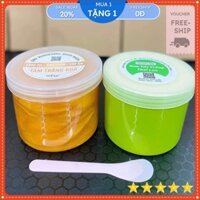 BỘ ĐÔI KEM TẨY THÁI LAN 500gr & TẮM KHÔ 500gr chuyên dùng spa làm trắng da, tẩy trắng body