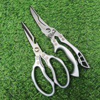 Bộ đôi làm bếp kéo đa năng và kéo cắt gà vịt cao cấp