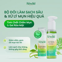 Bộ đôi làm sạch sâu & xử lý mụn hiệu quả [Tinh chất chấm mụn Ngải cứu, Tầm ma 10ml + Gel Rửa Mặt Ngải cứu, Tầm ma 105g]