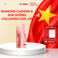 Bộ Đôi Make-Up Dr.Halee – Diamond Cushion & Collagen Cool Lip