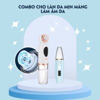 Bộ đôi Máy hút mụn tuần hoàn nước và Máy xông hơi đo da