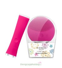 Bộ đôi máy rửa mặt và trị mụn Foreo Luna Mini 2 + Foreo Espada (Hồng đậm)