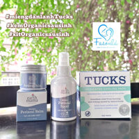 Bộ đôi Miếng lót lạnh Tucks + Xịt giảm đau vết khâu tầng sinh môn cho mẹ sau sinh Earth mama Của Mỹ