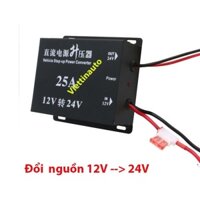 Bộ đổi nguồn 12V lên 24V, Thiết bị đổi nguồn 12V lên 24V, cục đổi nguồn DC 12V lên 24V - 25A