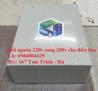 BỘ ĐỔI NGUỒN 220V SANG 200V AC DÙNG CHO ĐIỀU HÒA ÂM TƯỜNG, ÂM TRẦN CỦA NHẬT