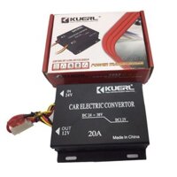 Bộ đổi nguồn 24V-12V chính hãng Kuerl 15A, 30A dành cho ô tô