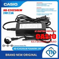 Bộ đổi nguồn AC 24V 2.5A AD-E24250LW cho Casio PX-758 PX-758M PX-780 PX-780M PX-830 PX-850 PX-860 PX-870 PX-A800 WE / BK / BN / Bpia Bàn phím đàn Piano kỹ thuật số