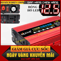 Bộ đổi nguồn điện, Bộ kích 12v, 24v, 48v, 60v, 72v lên 220V 1200W INVERTER