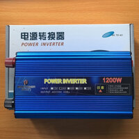 Bộ đổi nguồn INVERTER 1200W, kích điện ac quy 12v Lên 220v