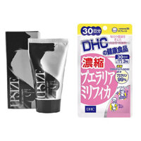 Bộ đôi Nở Ngực DHC Nhật Bản 90 viên 30 ngày và Kem nở ngực Upsize 50ml Nga