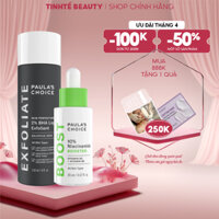 Bộ đôi se khít lỗ chân lông Paula's Choice gồm 10% Niacinamide Booster 20ml + 2% BHA Liquid 118ml