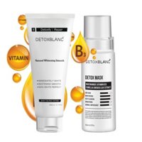 🎀🎀🎀Bộ đôi thải độc trắng da mặt và body detox blanc🎀🎀🎀 Detox Blanc [FREESHIP] detoxblanc.france