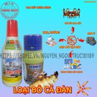 Bộ đôi thuốc diệt mối tận gốc rễ PMC 90DP 80g&Termize 200SC 50ml-kèm cây bóp bột