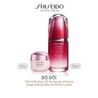 Bộ đôi Tinh chất phục hồi tái tạo da Shiseido Ultimune & gel dưỡng trắng da S...