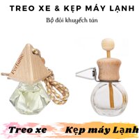 Bộ đôi treo xe và kẹp máy lạnh khuyếch tán tinh dầu [bonus]