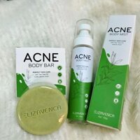BỘ ĐÔI XỊT VÀ XÀ PHÒNG GIẢM MỤN LƯNG VIÊM NANG LÔNG ELIZAVENCA