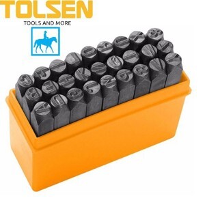 Bộ đóng 27 chữ cái Tolsen 25104 (Đen)