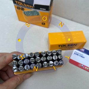 Bộ đóng 27 chữ cái Tolsen 25104 (Đen)