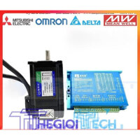 Bộ Động Cơ Hybrid servo 2.2Nm 57HSE2.2N + Driver HBS57   + Cáp hãng PFDE