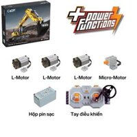 Bộ động cơ và điều khiển từ xa Full RC cho Máy xúc công trường CaDA C61082