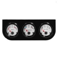 Bộ đồng hồ đo ô tô đa chức năng 3 trong 1 Bộ đồng hồ đo tự động điện áp 52mm Nhiệt độ nước Đồng hồ đo áp suất dầu Vôn kế có cảm biến cho xe tải RV Thuyền biển