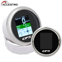 Bộ Đồng Hồ Đo Tốc Độ GPS Kỹ Thuật Số 85mm Km / h Kèm Ăng Ten Cho Xe Hơi / Xe Máy / Tàu Thuyền