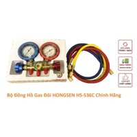 Bộ đồng hồ Gas đôi HONGSEN HS-536C Chính hãng