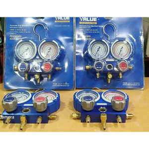 Bộ Đồng hồ nạp gas lạnh Value VMG-2-R410A-B