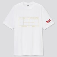 Bộ Đồng Phục Chơi tennis Uniqlo Cổ Tròn Hở FR Hỗ Trợ Tập Luyện
