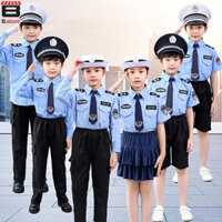 Bộ Đồng Phục Hóa Trang Cảnh Sát Giao Thông Xinh Xắn Cho Bé