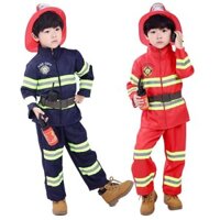Bộ Đồng Phục Lính Cứu Hỏa Hóa Trang Halloween Cho Bé bộ đồ cứu hoả cho bé trai bộ cứu hoả cho bé