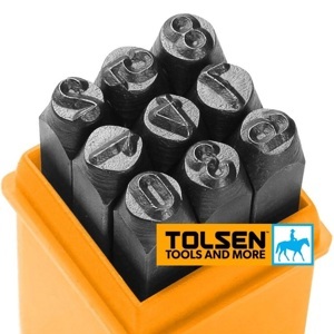 Bộ đóng số Tolsen 25097 (6mm, 9 cây)