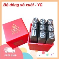 Bộ đóng số xuôi 6mm,8mm,10mm,12mm - YC