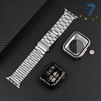 【bộ đồ】ốp bảo vệ +Dây đeo kim Thép không gỉ cho Apple Watch series S8 7 6 5 4 SE 45MM 40MM 44MM 41MM