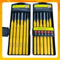 Bộ đột sắt, đục sắt lỗ tròn 6 chi tiết chất liệu thép CR-V cao cấp chuyên dụng trong ngành cơ khí