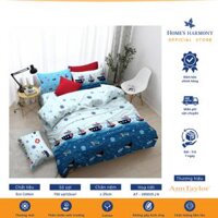 Bộ drap, áo gối kèm mền chần Eco Cotton Ann Taylor Super Star