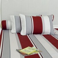 Bộ Drap Gối Cotton Hoa Thắng Lợi mẫu 19 - Chính hãng - 180 x 200