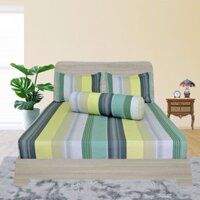 Bộ Drap Gối Cotton Hoa Thắng Lợi mẫu 17 - Chính hãng - 180 x 200