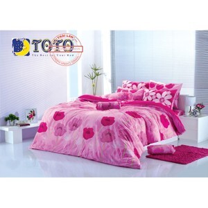 Bộ drap họa tiết hoa tulip TOTO TT251