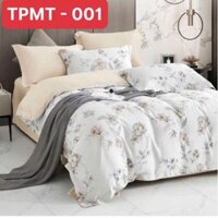 Bộ drap Tencel 60s 5 món cao cấp -  Bộ Chăn ra vỏi gối 5 món