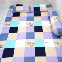 BỘ DRAP THUN HÀN QUỐC 4 MÓN [ 1 DRAP TRẢI GIƯỜNG, 1 VỎ GỐI ÔM, 2 VỎ GỐI NẰM].