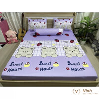 Bộ Drap Thun Lạnh Ý 5D