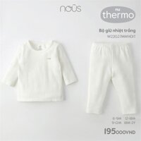 Bộ DT Nous thermo trắng trơn 18m