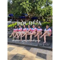 bộ dưa hấu đi biển cho cả nhà bigsize 65-100kg